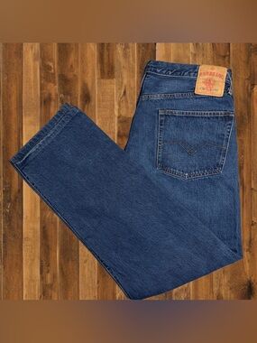 Replay Men’s Dark Blue Straight Jeans